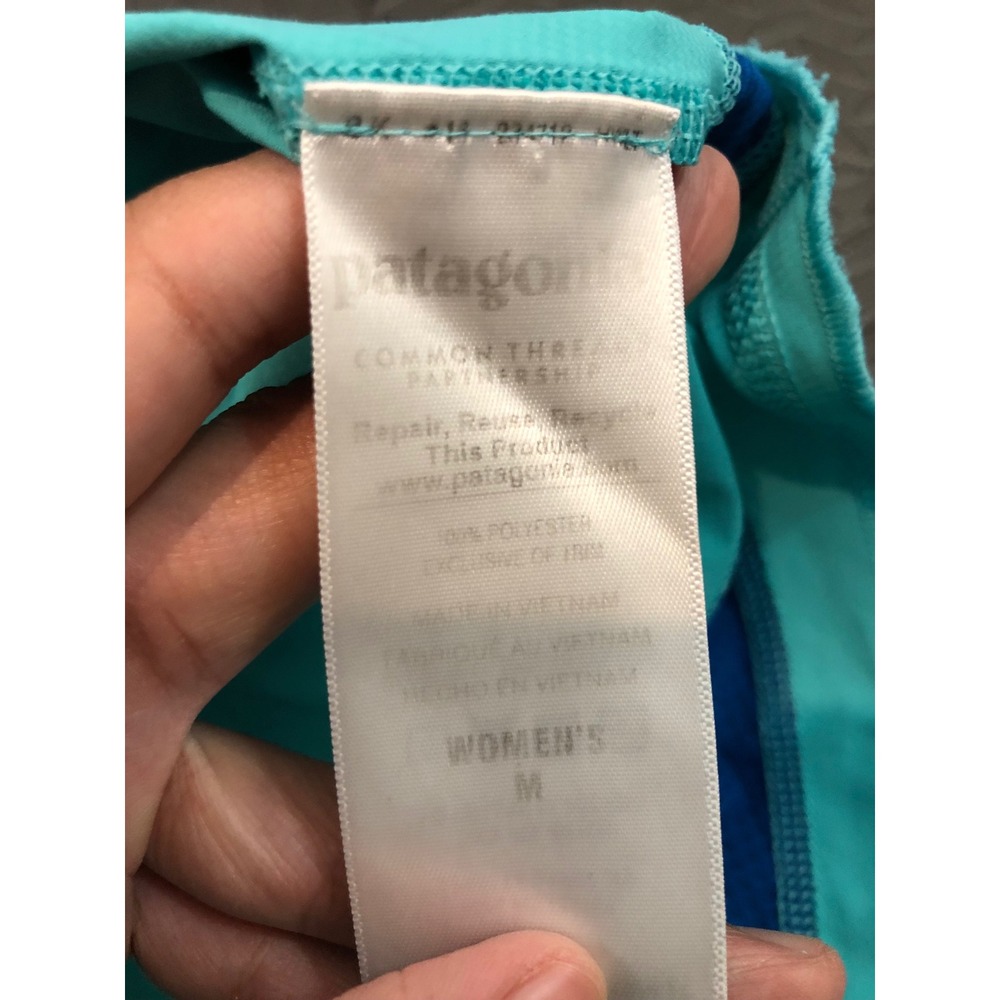 Patagonia Skort Womens M Turquoise Blue Running Athletic Skirt 23110 - Picture 7 of 10